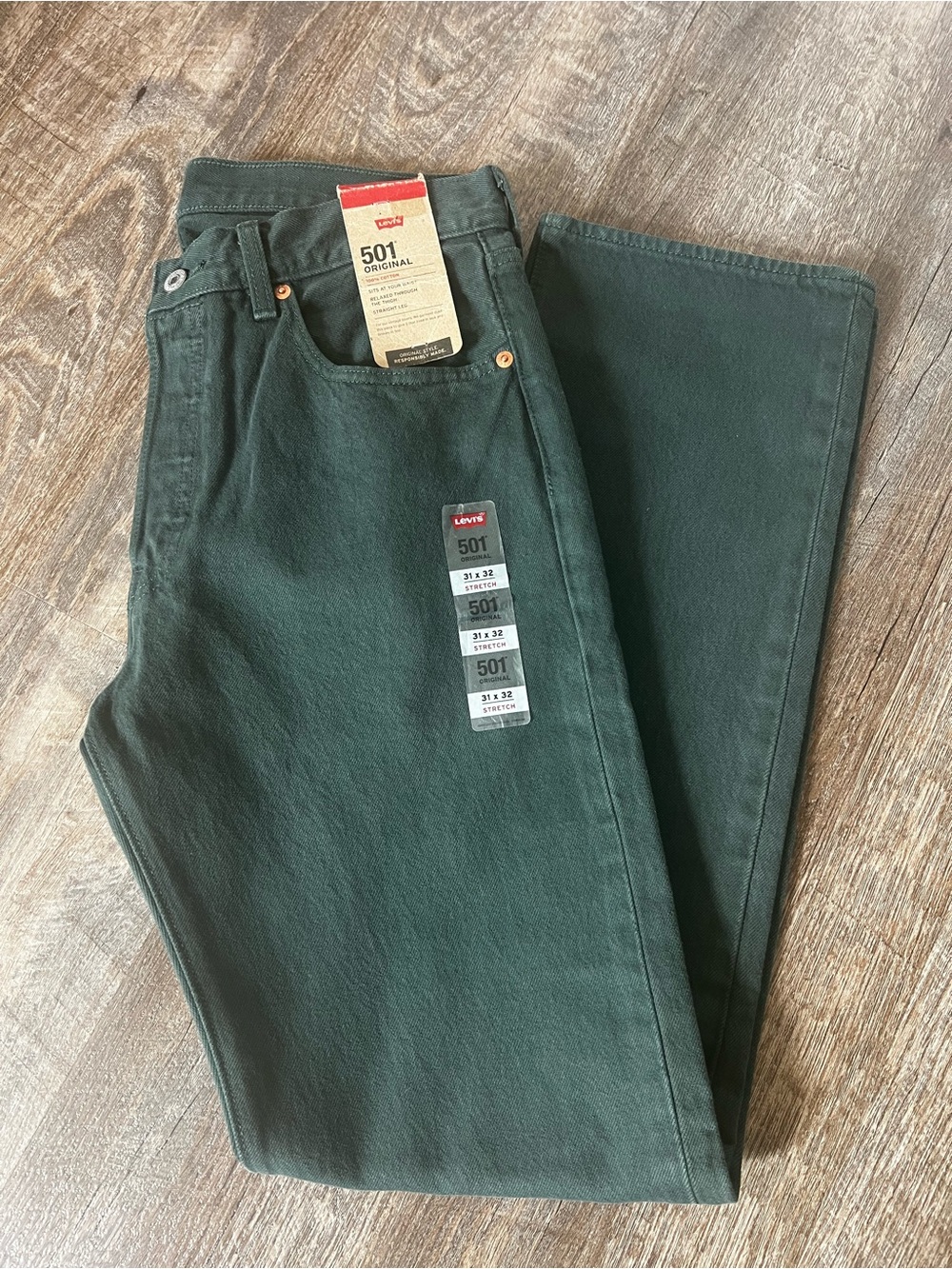 Levi's 501 Regular Fit Jeans-Size 31x32